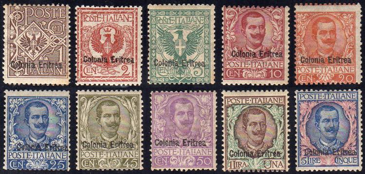 1903 - Floreale, serie completa ... 