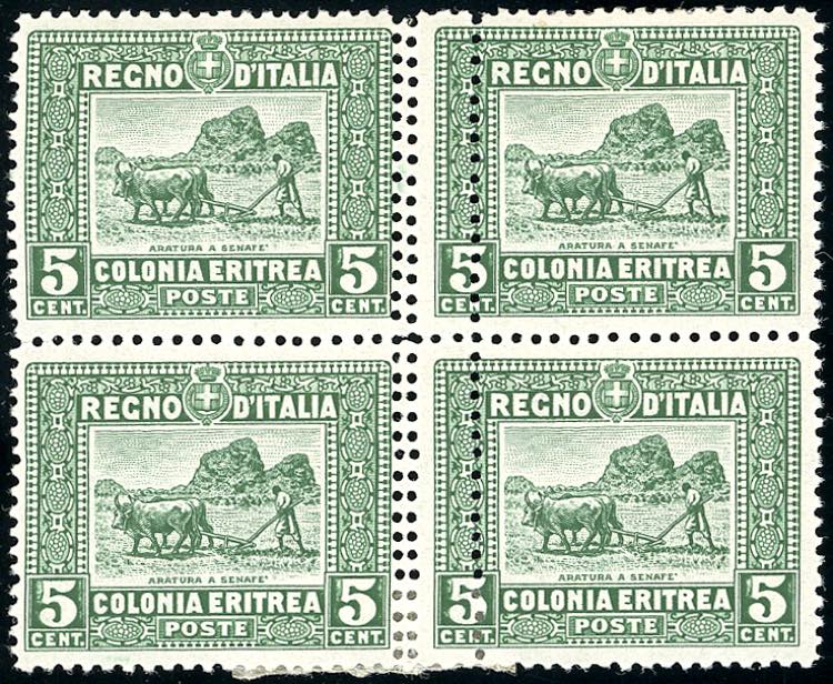 1914 - 5 cent. Soggetti Africani, ... 