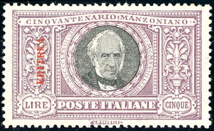 1924 - 5 lire Manzoni (76), ottima ... 