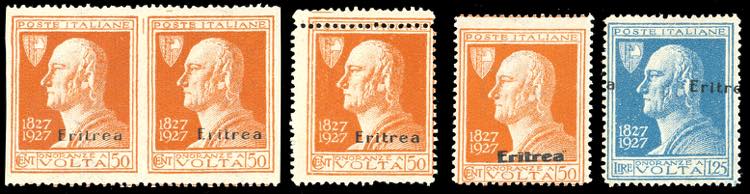 1927 - Volta, quattro esemplari ... 