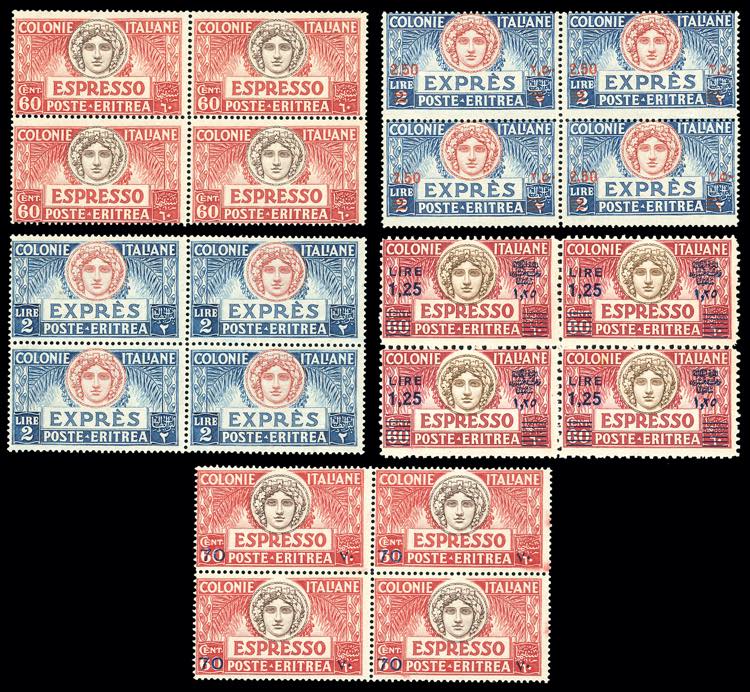 ESPRESSI 1924/27 - Cinque valori ... 