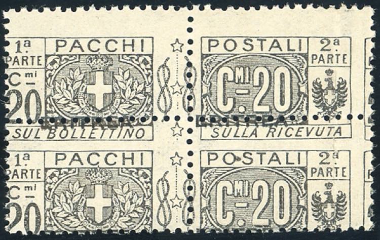 PACCHI POSTALI 1917 - 20 cent. ... 