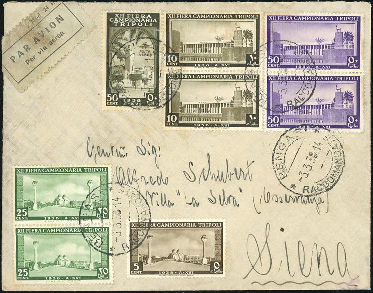 1938 - 5 cent., 10 cent., coppia, ... 