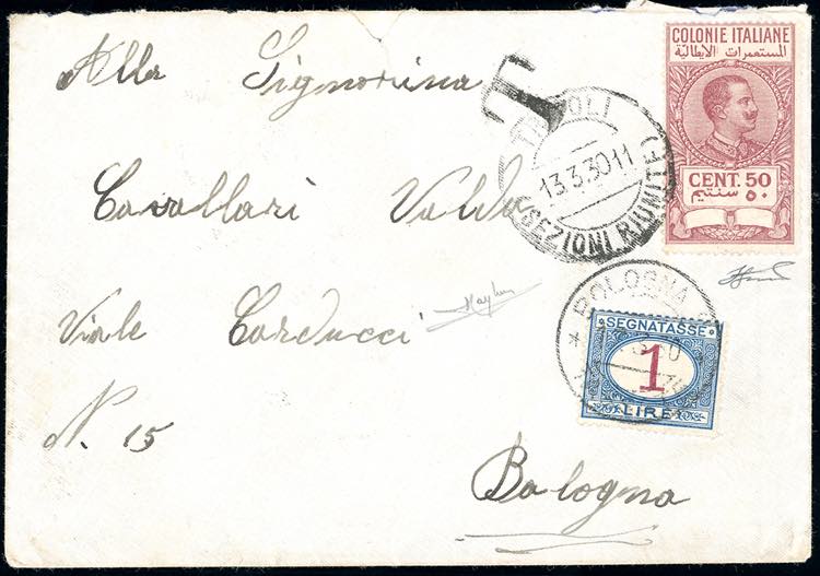 1930 - 50 cent. marca da bollo per ... 