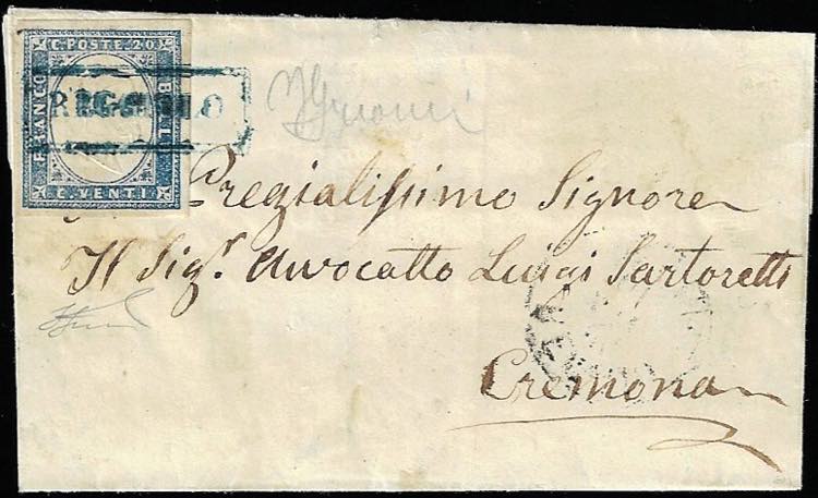 REGGIOLO, cartella azzurra punti 9 ... 