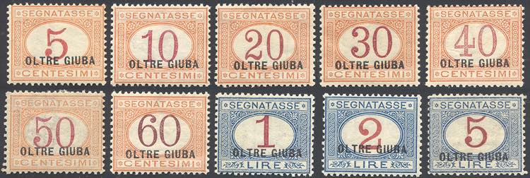 SEGNATASSE 1925 - Soprastampati ... 