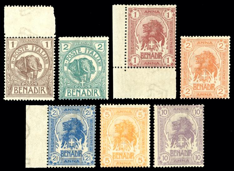 1903 - Prima emissione, Elefanti e ... 