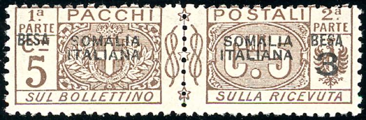 PACCHI POSTALI 1923 - 3 b. su 5 ... 