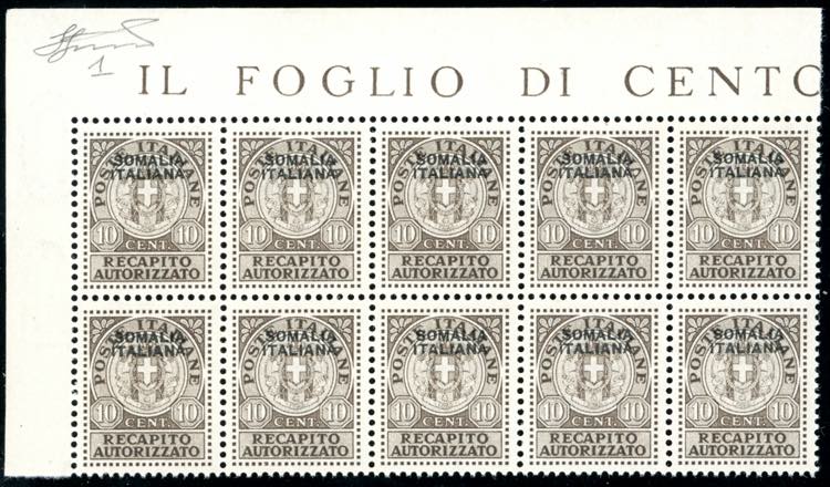 RECAPITO AUTORIZZATO 1939 - 10 ... 