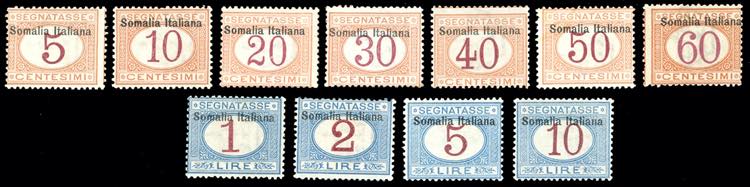 SEGNATASSE 1909 - Soprastampati ... 