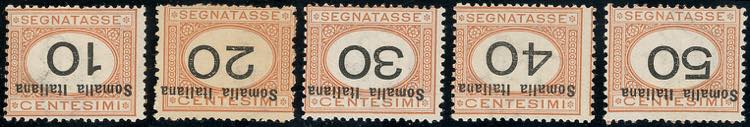 SEGNATASSE 1926 - Cifre nere, ... 