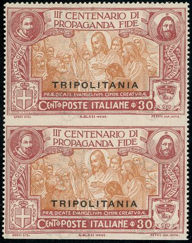 1923 - 30 cent. Propaganda Fide, ... 