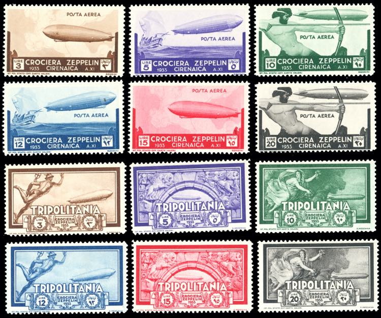 POSTA AEREA 1933 - Zeppelin, le ... 