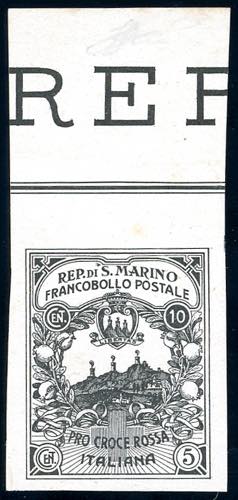 1916 - 10 + 5 cent. Croce Rossa, ... 