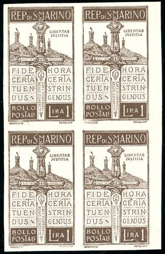 1923 - 1 lira Pro Volontari, prova ... 