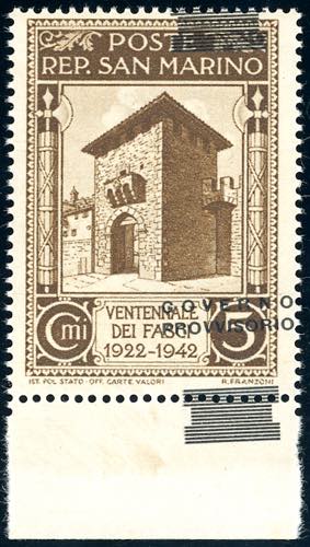 1943 - 5 cent. soprastampa ... 