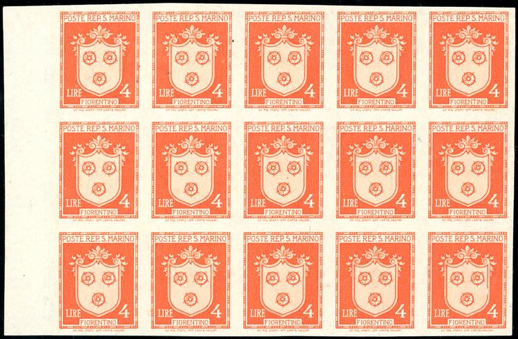 1945 - 4 lire Stemmi, non ... 