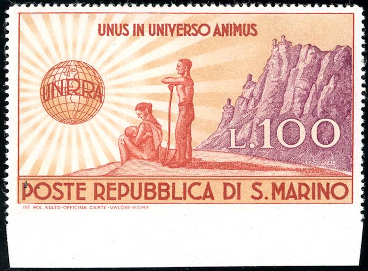 1946 - 100 lire UNRRA, non ... 