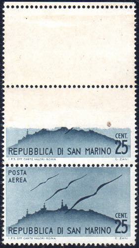 1946 - 25 cent. Vedute, striscia ... 
