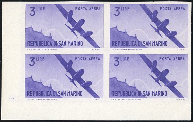 1946 - 3 lire Vedute, non ... 