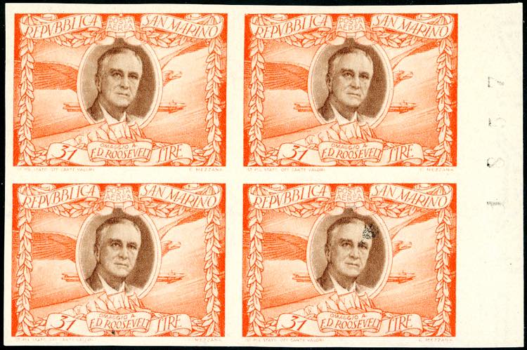 1947 - 31 lire Roosvelt, non ... 