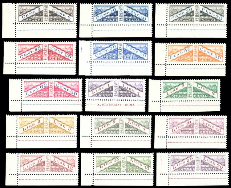 1928 - Non dentellati al centro, ... 