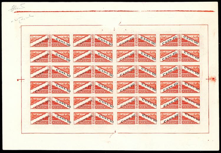 1946 - 10 cent., carta bianca, ... 
