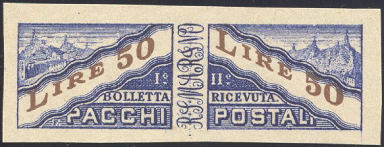 1956 - 50 lire oltremare cupo e ... 