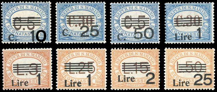 1936/39 - Soprastampati, serie ... 