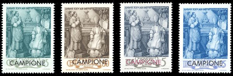 1943 - Pio XII, serie completa con ... 