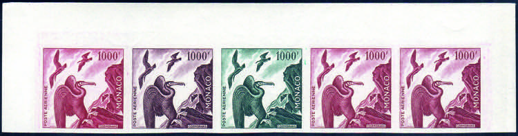 MONACO POSTA AEREA 1955 - 1.000 ... 