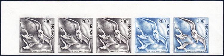 MONACO POSTA AEREA 1955 - 200 fr. ... 