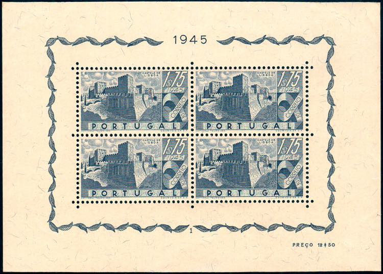 PORTOGALLO FOGLIETTI 1945 - 1,75 ... 