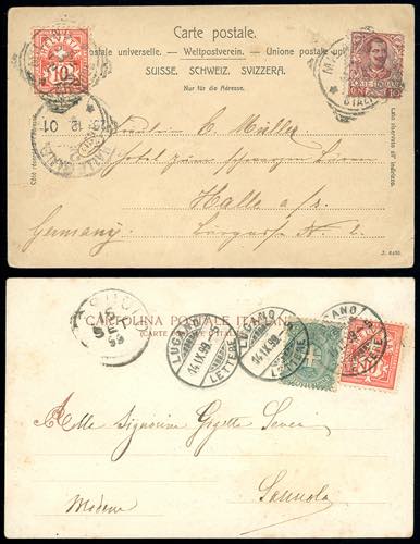 SVIZZERA 1899/1901 - 10 c. Cifra ... 