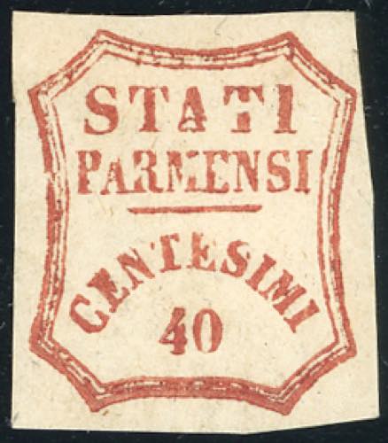 1859 - 40 cent. rosso bruno, I ... 