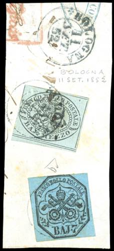 1852 - 1/2 grigio azzurro, ... 