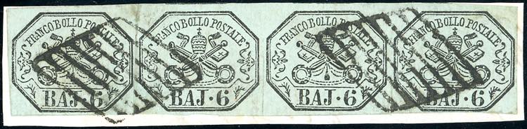 1852 - 6 baj grigio verdastro (7), ... 