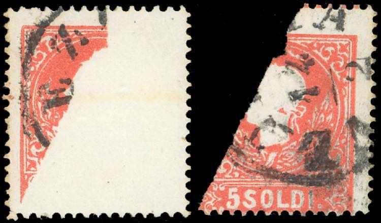 1859 - 5 soldi rosso, II tipo ... 