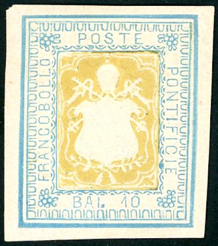 SAGGI - 1864 - 10 baj azzurro e ... 