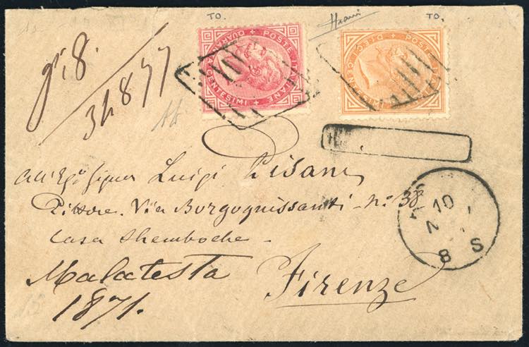 1871 - 10 cent., 40 cent. De La ... 