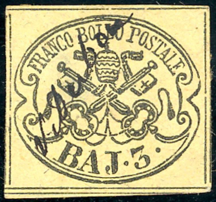 VITERBO, a penna - 3 baj giallo ... 