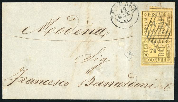 1860 - 2 baj giallo arancio (3), ... 