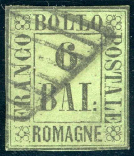 1859 - 6 baj verde giallo (7), ... 