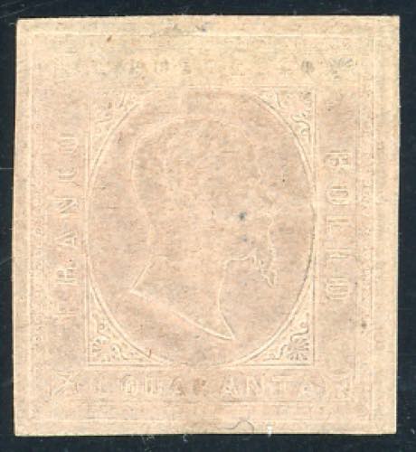 1853 - 40 cent. rosa chiaro (6), ... 
