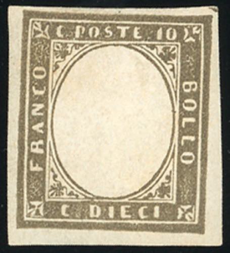 1861 - 10 cent. grigio olivastro ... 