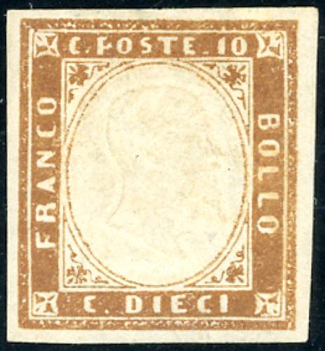 1861 - 10 cent. bruno rossastro ... 