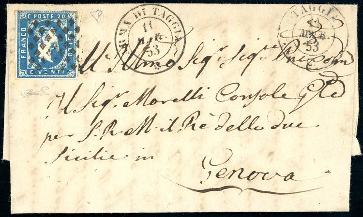 LIGURIA-ARMA DI TAGGIA, rombo + ... 