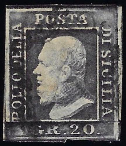 1859 - 20 grana grigio ardesia ... 