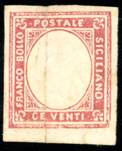 SAGGI 1860 - 20 cent. carminio, ... 