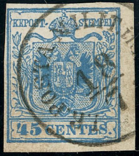 1854 - I.R. POSTA MILIT. IN I, ... 